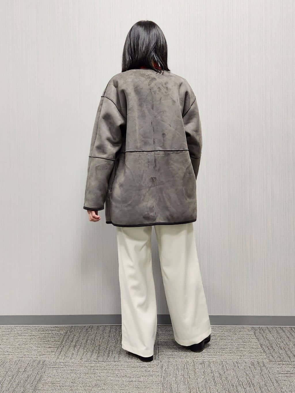 naraさんの「Dessin｜【2WAY】フェイクムートンコート」を使ったコーディネート