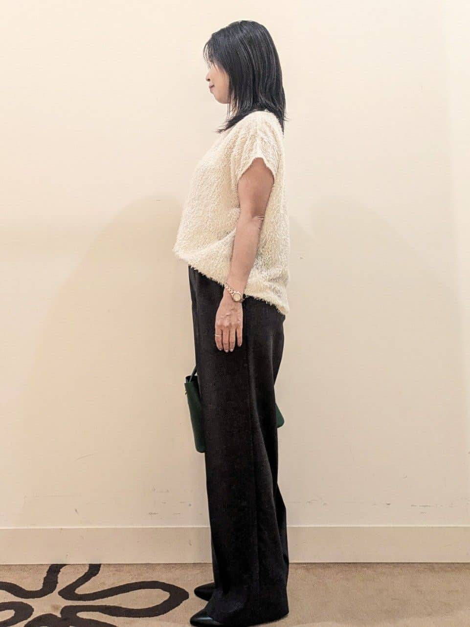 laverさんの「UNTITLED｜【セットアップ可/洗える】フェザーフレンチスリーブブラウス」を使ったコーディネート