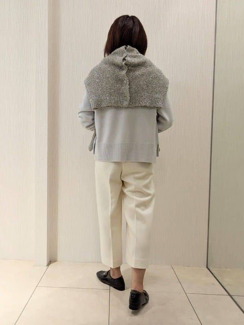 u-macoさんの「UNTITLED｜【8色展開/洗える】ウールカシミヤ ハイネックニット」を使ったコーディネート