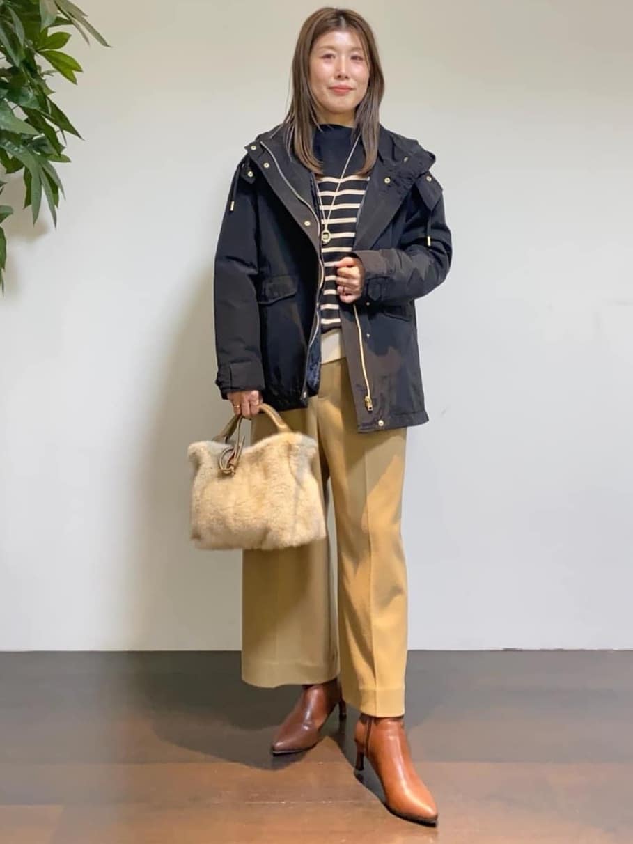 tomoさんの「UNTITLED｜【洗える】モックネックミラノリブニット」を使ったコーディネート