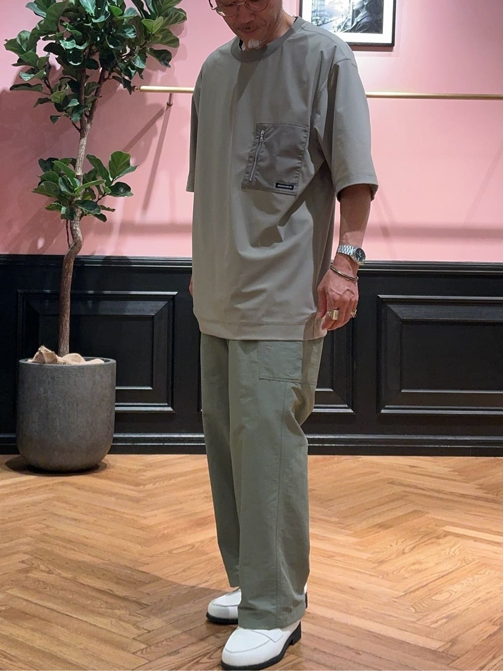 torigoeさんの「DRESSTERIOR｜ストレッチメッシュベルト」を使ったコーディネート