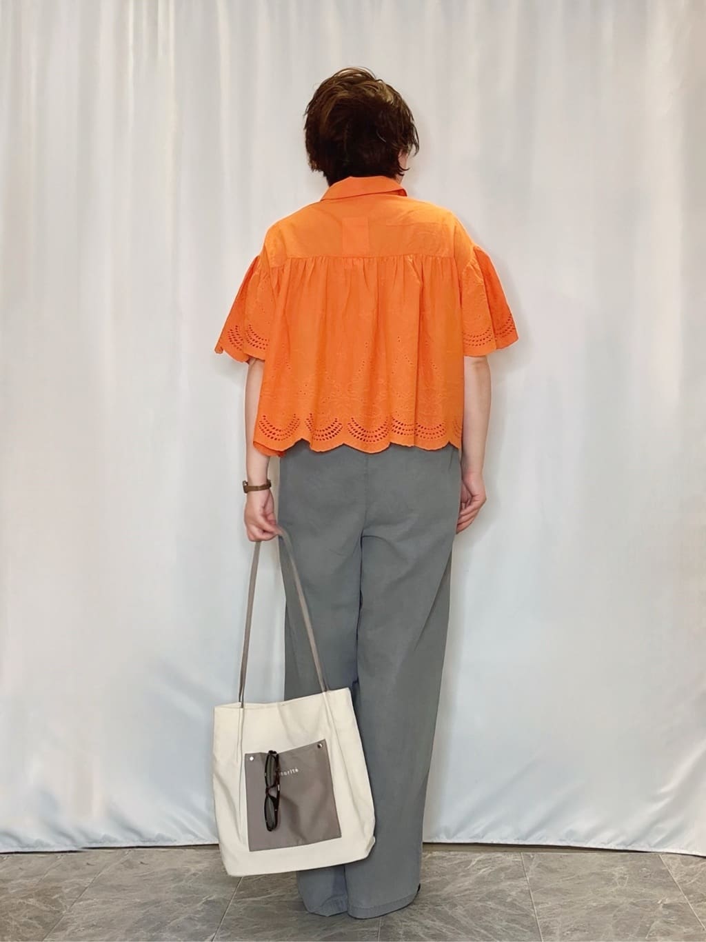 たみさんの「SHOO･LA･RUE｜暑い夏も軽やかに デニムイージーワイドパンツ」を使ったコーディネート