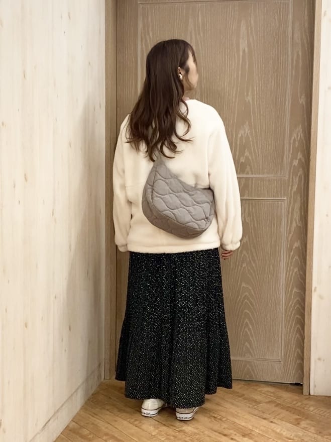 makuchanさんの「SHOO･LA･RUE｜【洗濯機可】即サマになる ノーカラー ボアブルゾン」を使ったコーディネート
