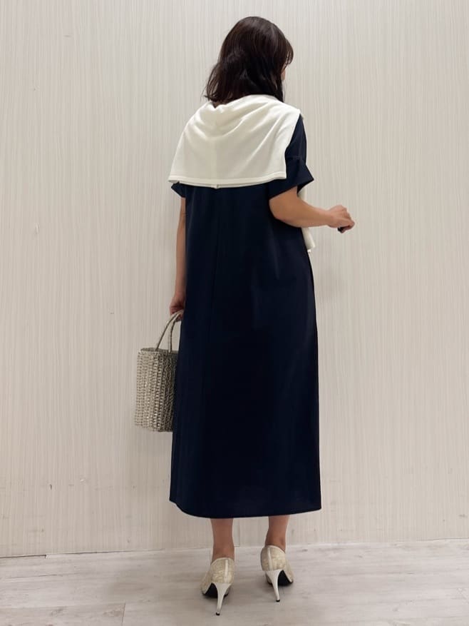yuさんの「COUP DE CHANCE｜【手洗い可/軽量】シンプルラメ混カーディガン」を使ったコーディネート