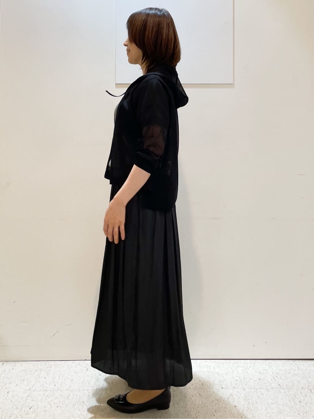 めいさんの「Reflect｜【ウエストゴム仕様／長く着られる◎】スカーチョパンツ」を使ったコーディネート