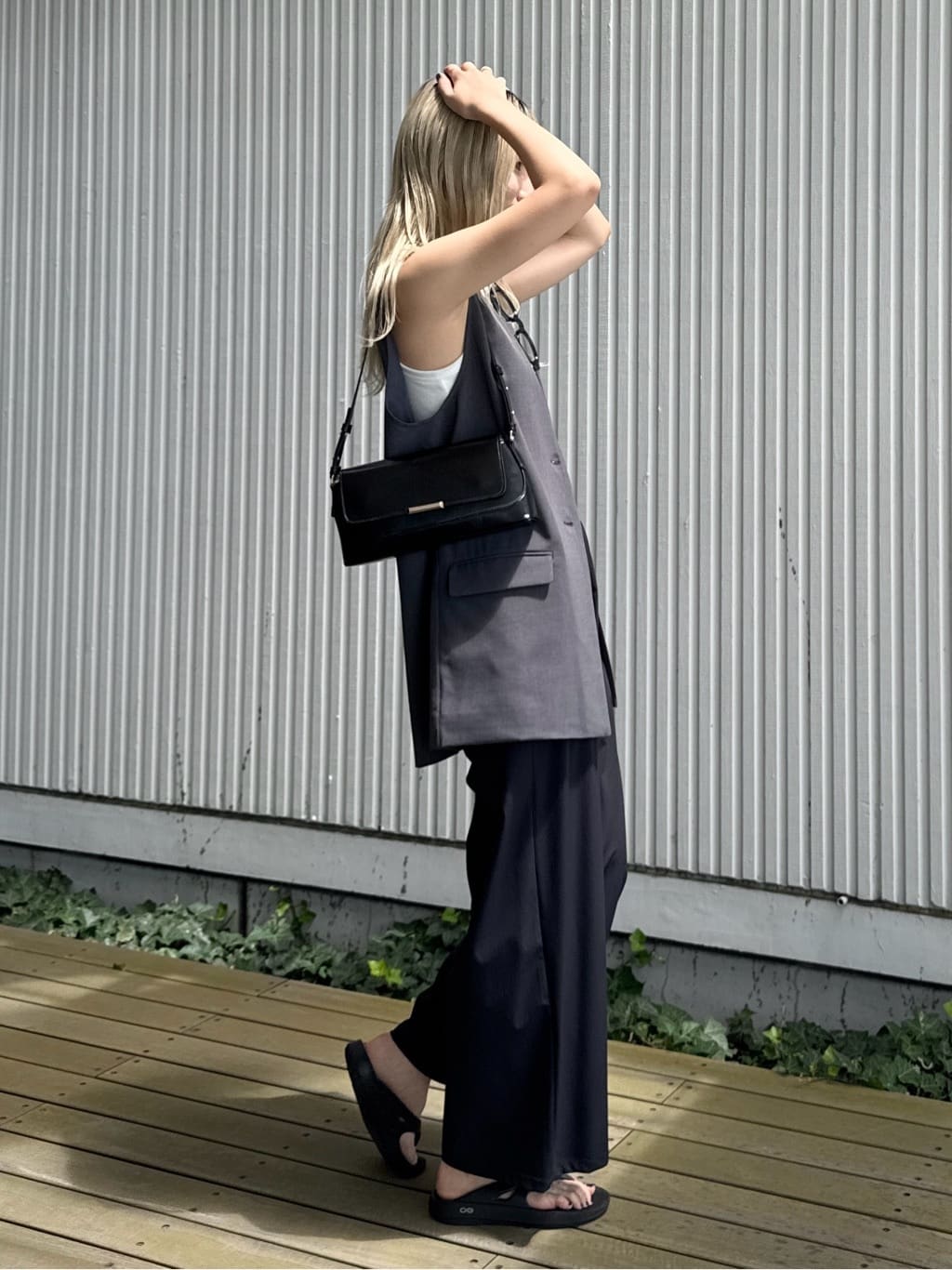 omaさんの「THE SHOP TK｜ノーカラージレ【セットアップ可/洗濯機OK】」を使ったコーディネート