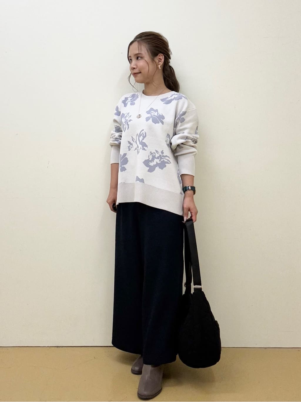 shioさんの「SHOO･LA･RUE｜【S-LL】オンとオフどちらにも使える 軽量なノーカラーブルゾン」を使ったコーディネート