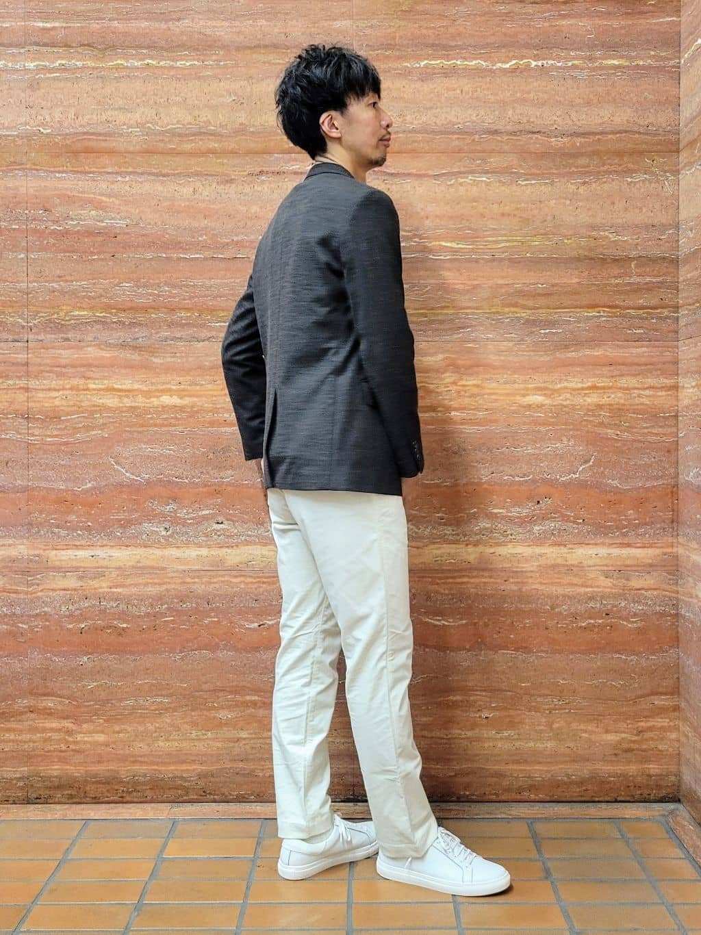 piroyaさんの「TAKEO KIKUCHI｜【Sサイズ～】ラッセルメッシュ ジャケット」を使ったコーディネート