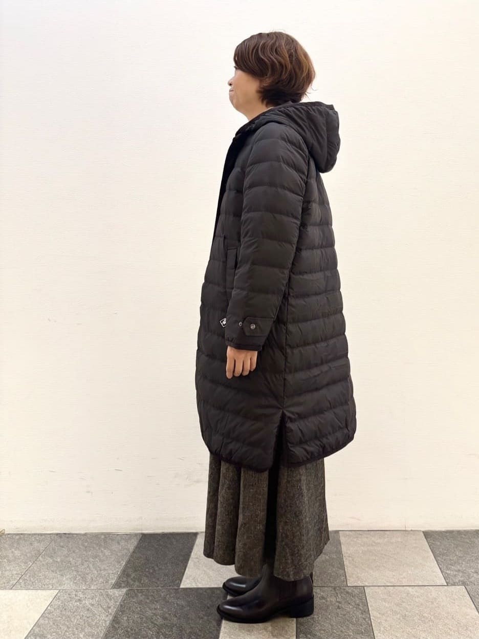 Haruさんの「Dessin｜【洗える】ハイネックベロアモールニット」を使ったコーディネート