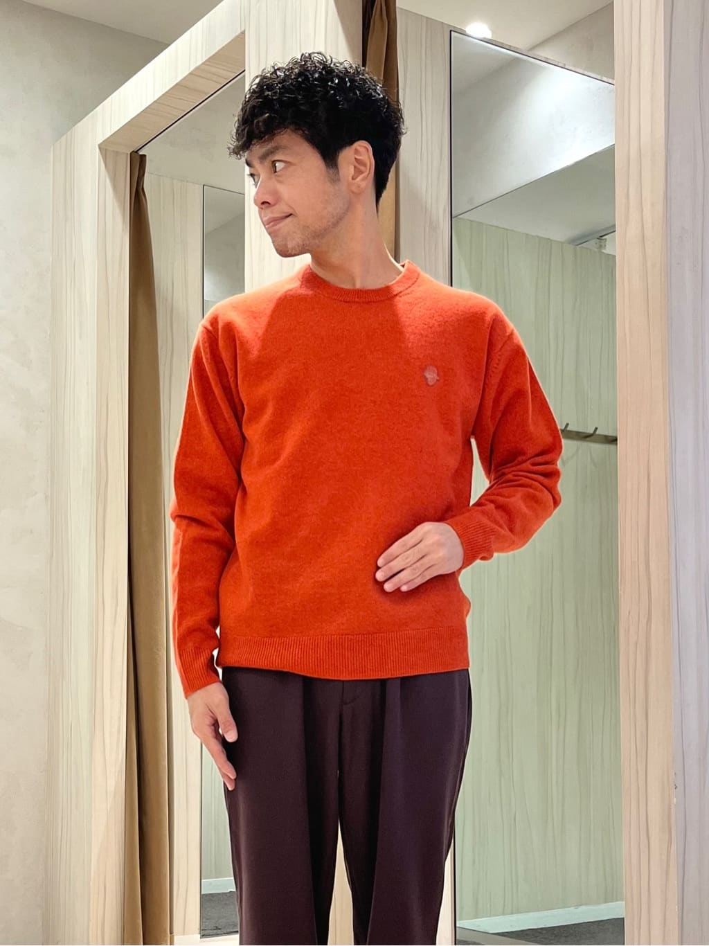 URAさんの「TAKEO KIKUCHI｜カラーコンビ ダウンブルゾン」を使ったコーディネート