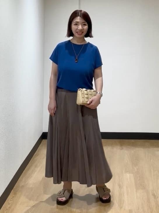 MIKIKOさんの「UNTITLED｜◆【11色展開/コットン100/アンサンブル可能】クルーカーディガン」を使ったコーディネート