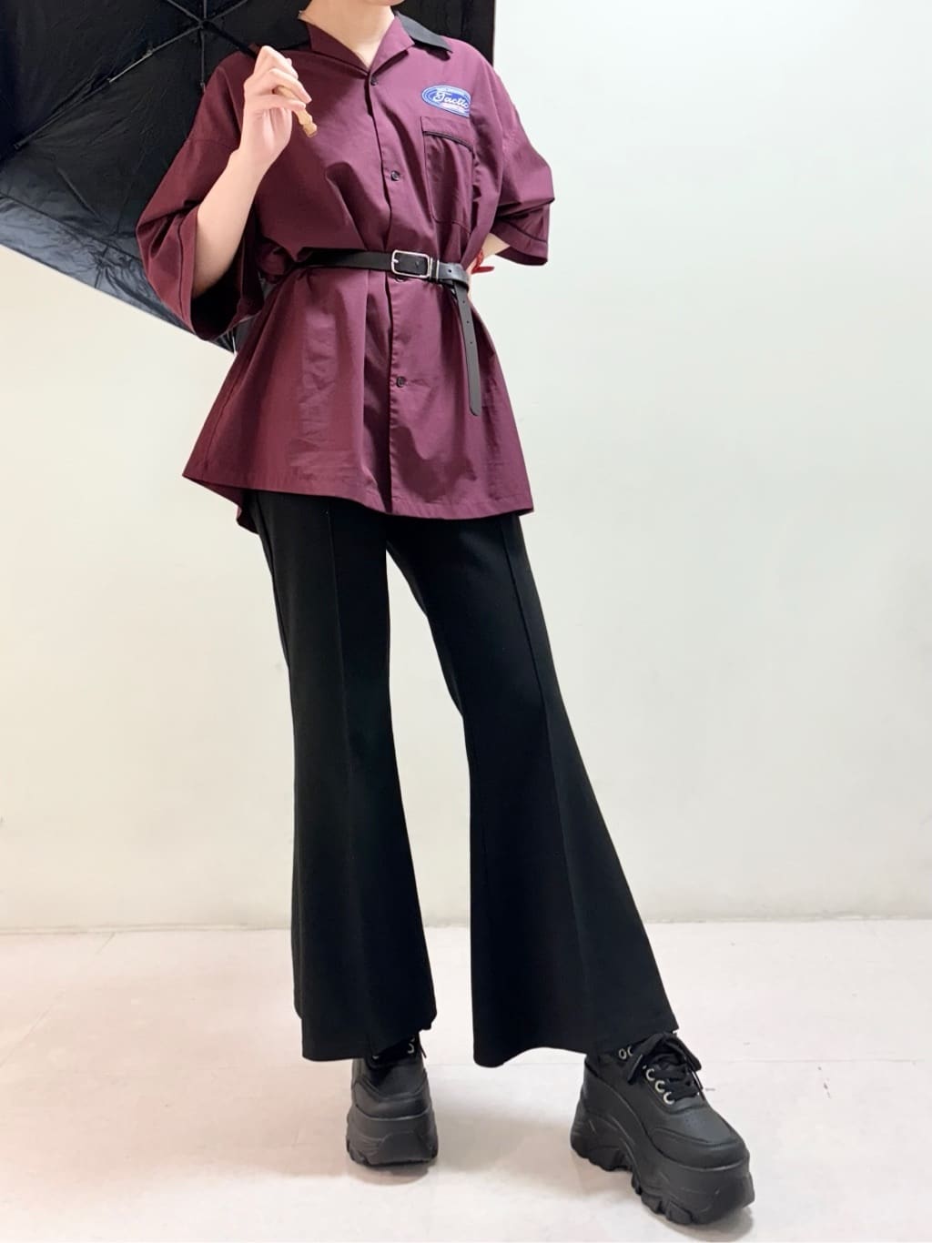 myさんの「ESPERANZA｜厚底キラキラインヒールスニーカー」を使ったコーディネート