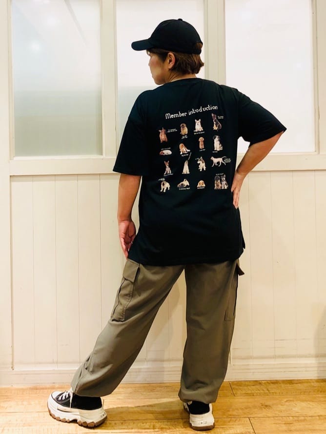 YYYさんの「SHOO･LA･RUE｜【ひんやり/汗ジミ軽減/UVカット】プリントアソート BIG Tシャツ」を使ったコーディネート