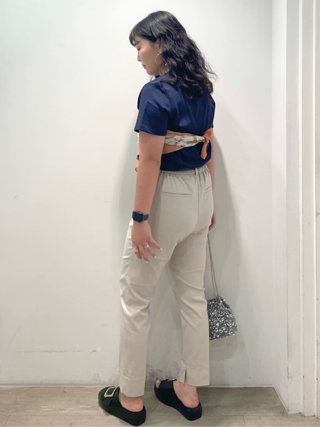 sumicaさんの「OPAQUE.CLIP｜《5色展開》ベーシックTシャツ【洗濯機洗い可／UV／接触冷感】」を使ったコーディネート