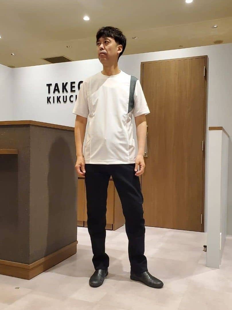 ishidaさんの「TAKEO KIKUCHI｜【COOL CITY WEAR】アーバンクール ジャケット /接触冷感・吸水速乾」を使ったコーディネート