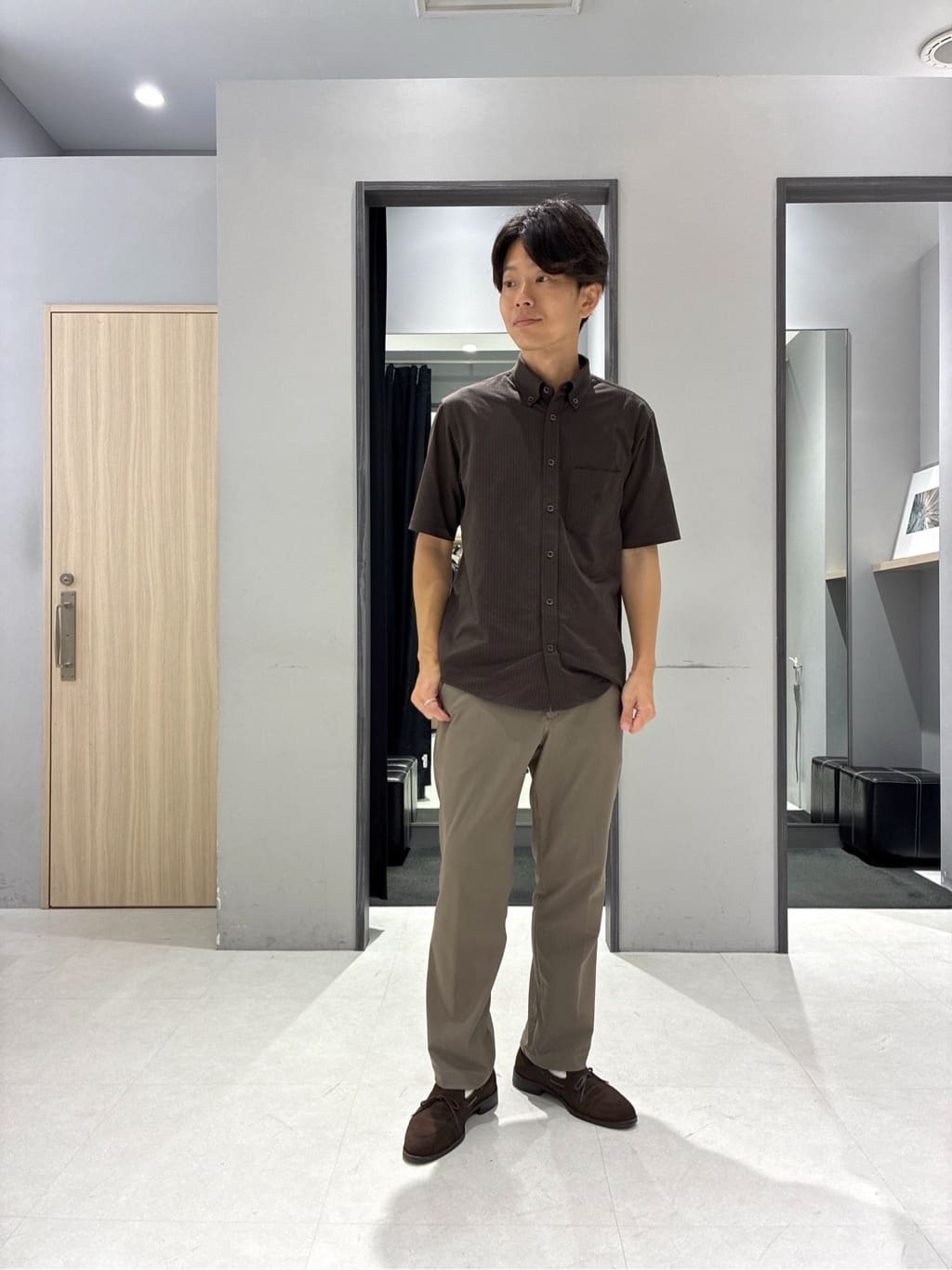 わいずみさんの「TAKEO KIKUCHI｜【360&deg;ストレッチ／セットアップ対応】None Of Stress ジャケット」を使ったコーディネート