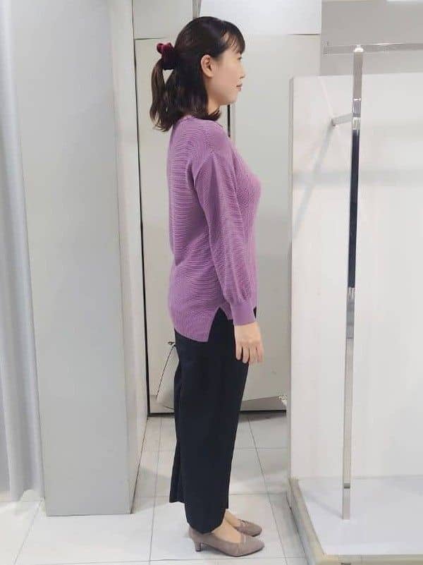 AZUSAさんの「Reflect｜【パンツ合わせにぴったり◎】ゆったりオフボディニット」を使ったコーディネート