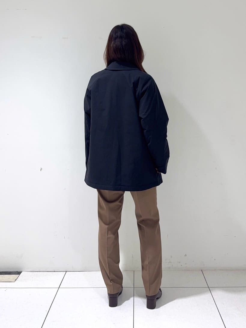 そんさんの「INDIVI｜【超軽量／蓄熱】ライトパフステンカラーコート」を使ったコーディネート