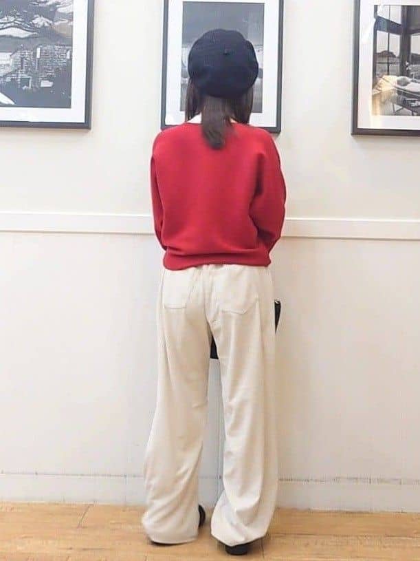 nao.さんの「SHOO･LA･RUE｜ラメ入りバスクベレー」を使ったコーディネート