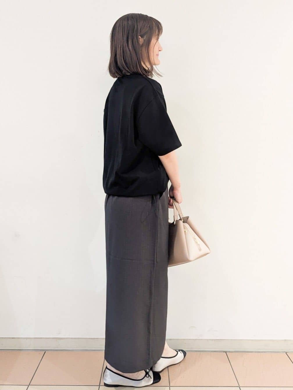 Miさんの「OPAQUE.CLIP｜裾ドロストTシャツ【洗濯機洗い可】」を使ったコーディネート