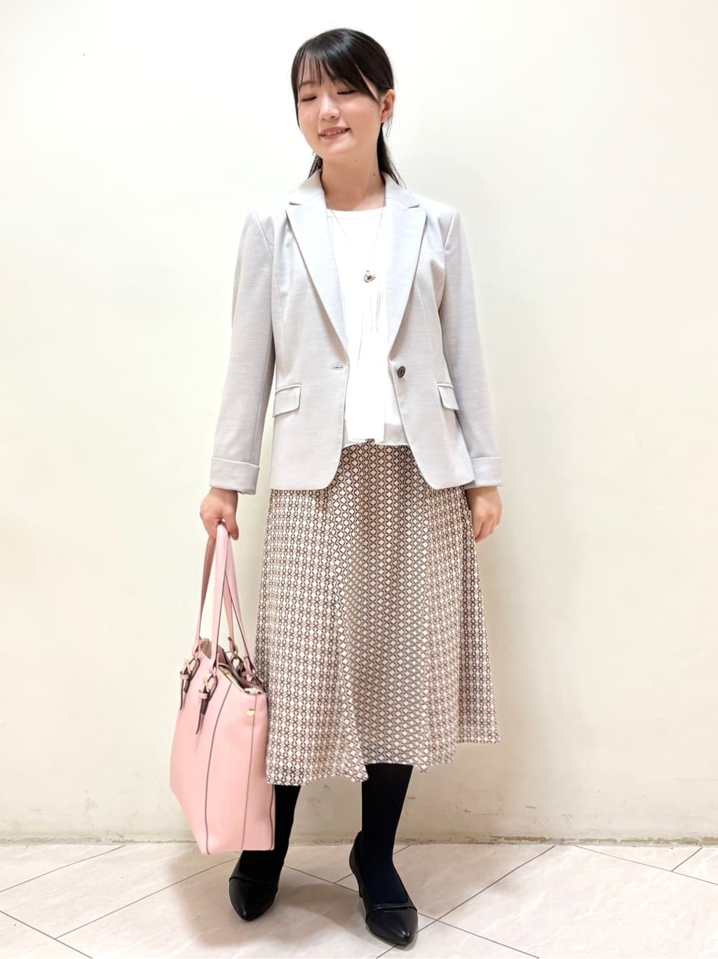 mikiさんの「Reflect｜【SS-4Lサイズ】ピンタック&times;スカラレースブラウス」を使ったコーディネート