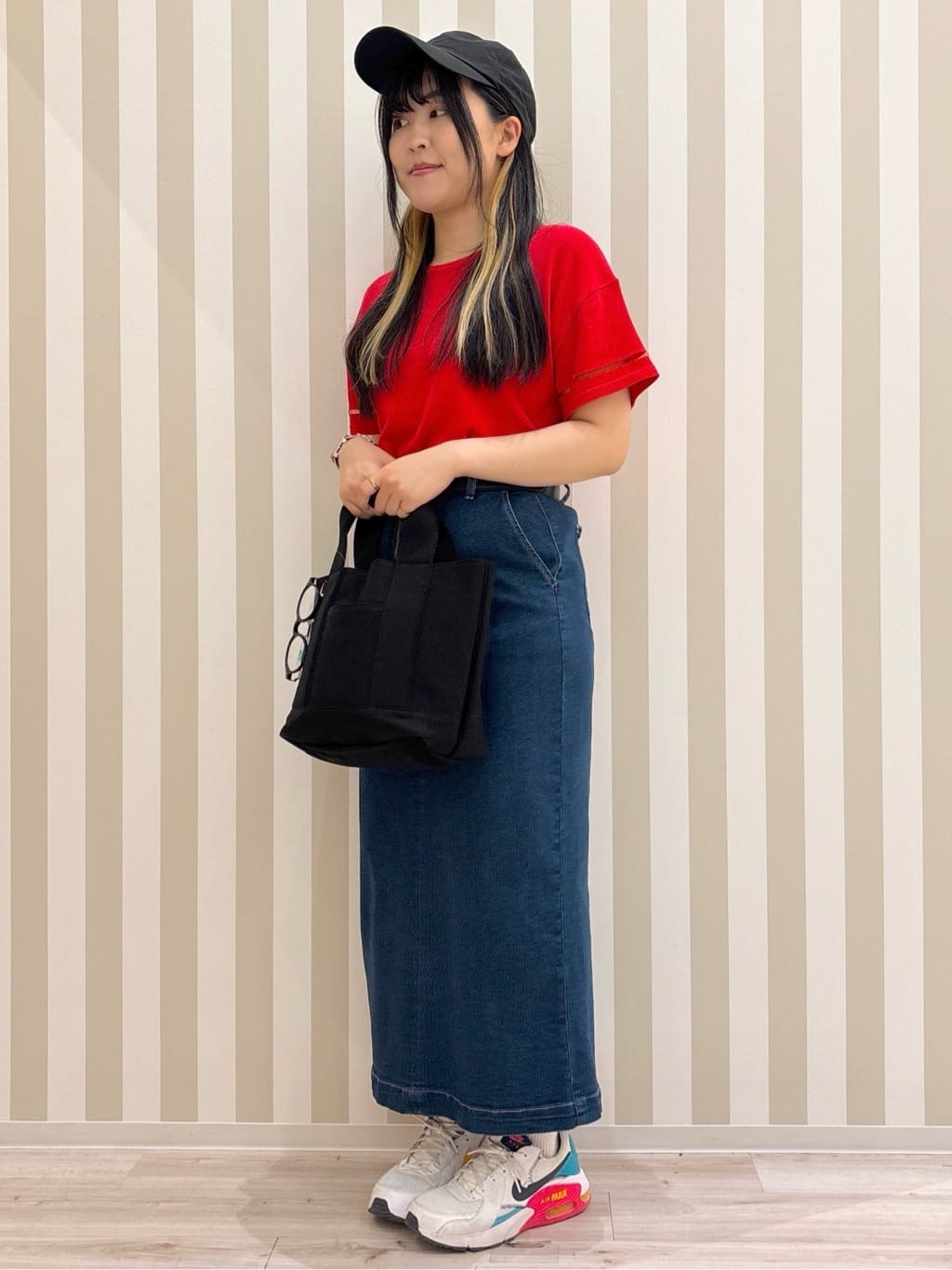 まろんさんの「SHOO･LA･RUE｜◆【2WAY】キャンバストートバッグ」を使ったコーディネート