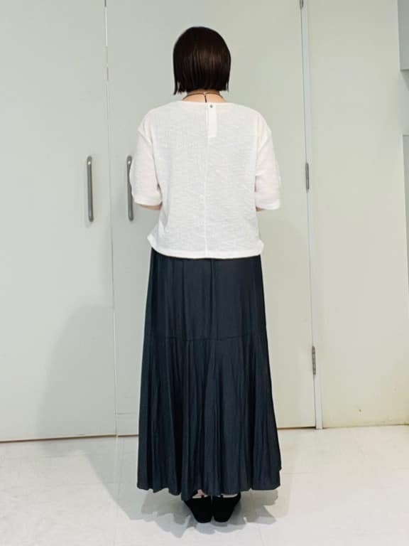 yuka.fさんの「UNTITLED｜ビッグオーバルネックレス」を使ったコーディネート