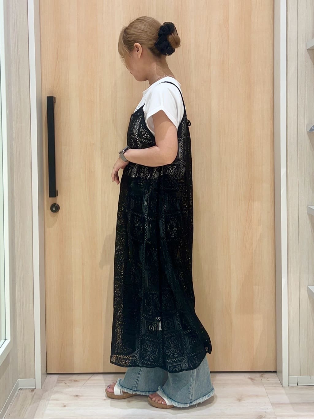 ひっかさんの「SHOO･LA･RUE｜【S-LL】レースキャミワンピース」を使ったコーディネート