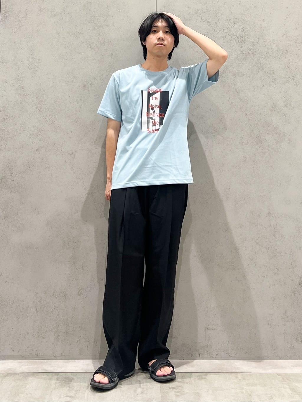SHI-MAさんの「THE SHOP TK｜リサイクルアート半袖Tシャツ【接触冷感/洗濯機OK】」を使ったコーディネート
