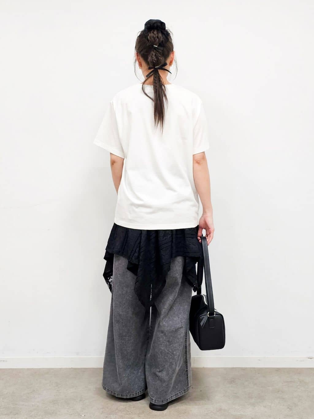ゆゆさんの「SHOO･LA･RUE｜【S-LL/ひんやり/UV】選べる6柄でそれぞれ欲しくなる プリントTシャツ」を使ったコーディネート