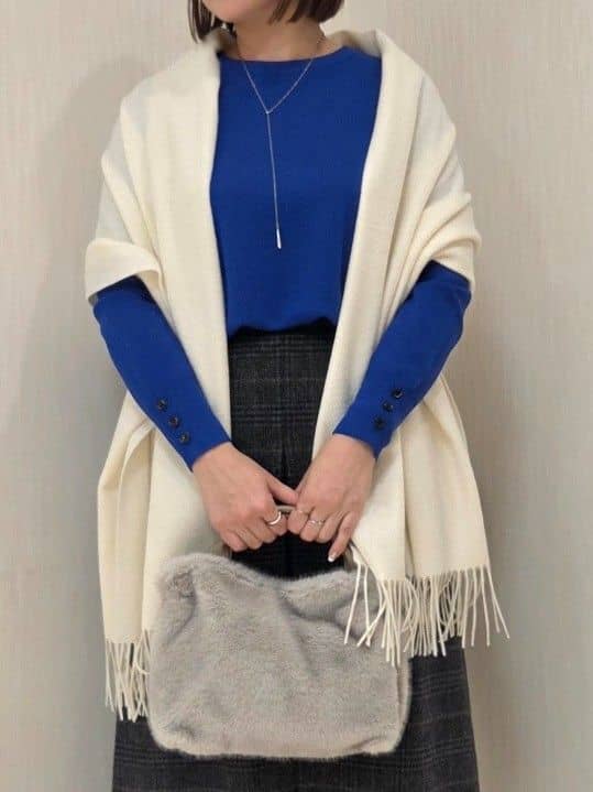 naokoさんの「UNTITLED｜【アンサンブル可/洗える】ウールミラノリブニット」を使ったコーディネート
