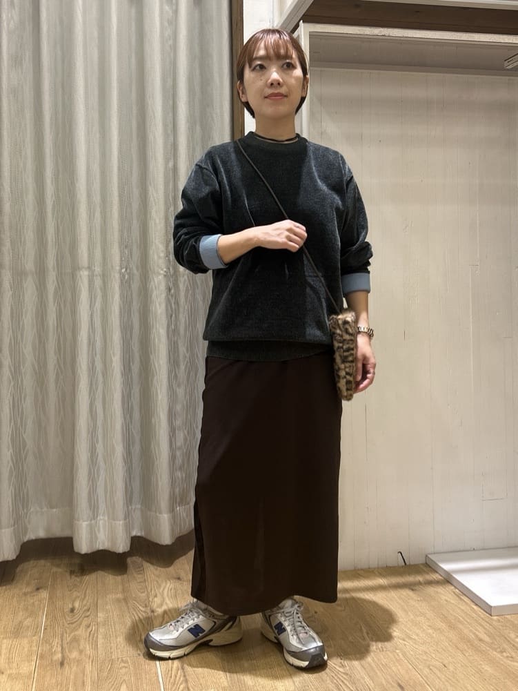 ga_riさんの「THE SHOP TK｜【触れるたびに心地良い】ライトモールニット　洗濯機OK/ユニセックスでおすすめ！」を使ったコーディネート