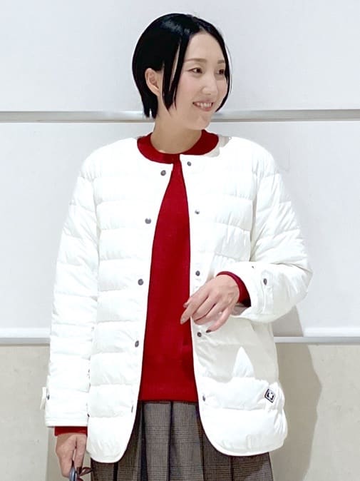 eriko さんの「Dessin｜【撥水・2WAY】ミュラーダウンコートミドル丈」を使ったコーディネート