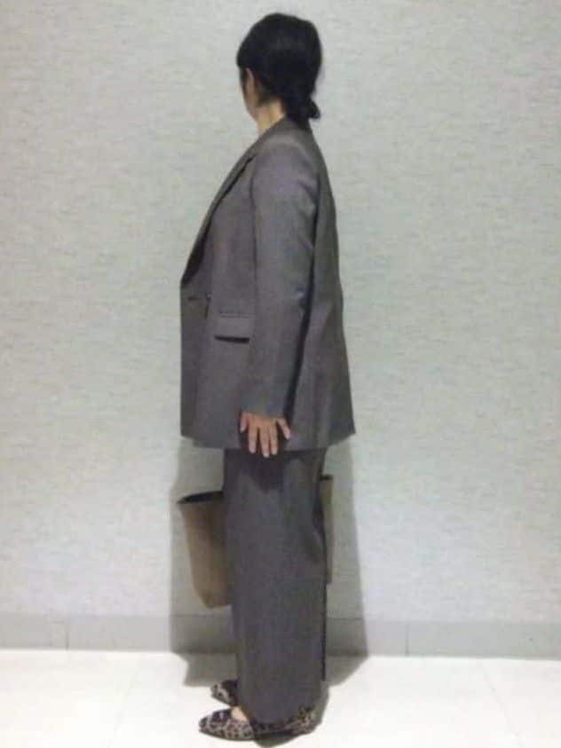 sakoさんの「Reflect｜【配色ボウタイ付き】八分袖ジョーゼットブラウス」を使ったコーディネート
