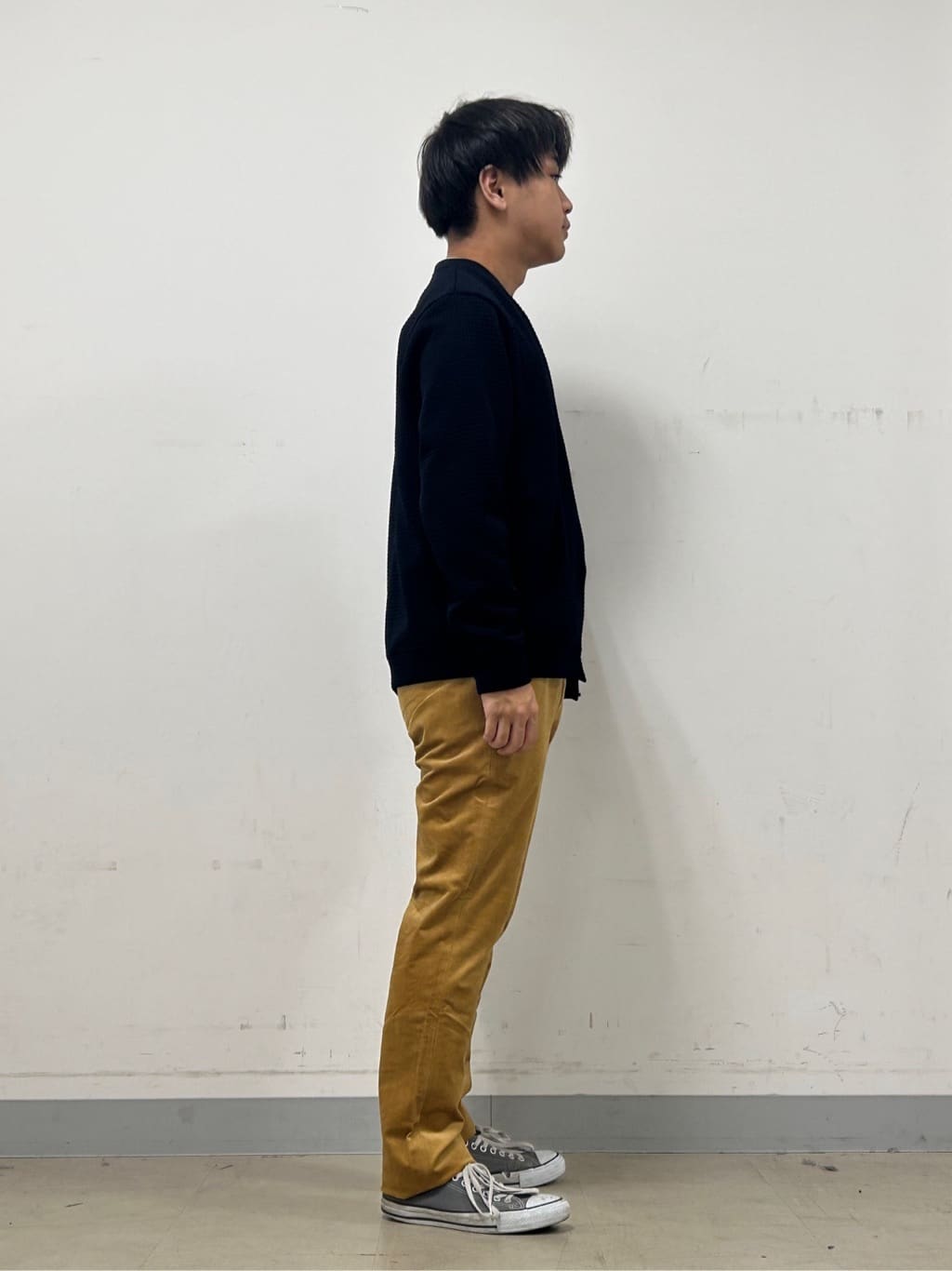 Hiroさんの「TAKEO KIKUCHI｜【Sサイズ～】アンチピリング テーラードネック ニット」を使ったコーディネート