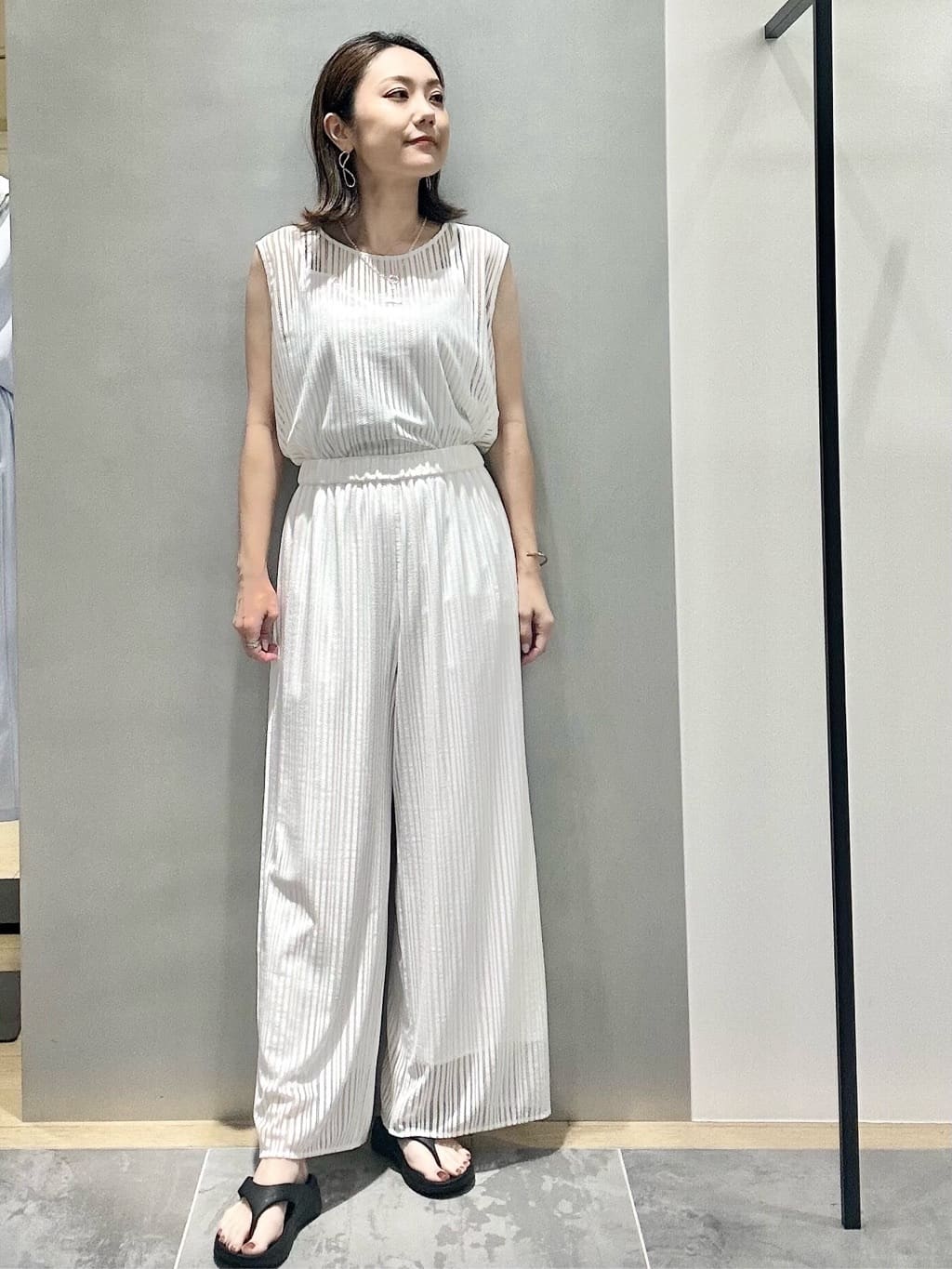 MAIさんの「INDIVI｜【洗える／セットアップ可能】ラッセルチュニック」を使ったコーディネート