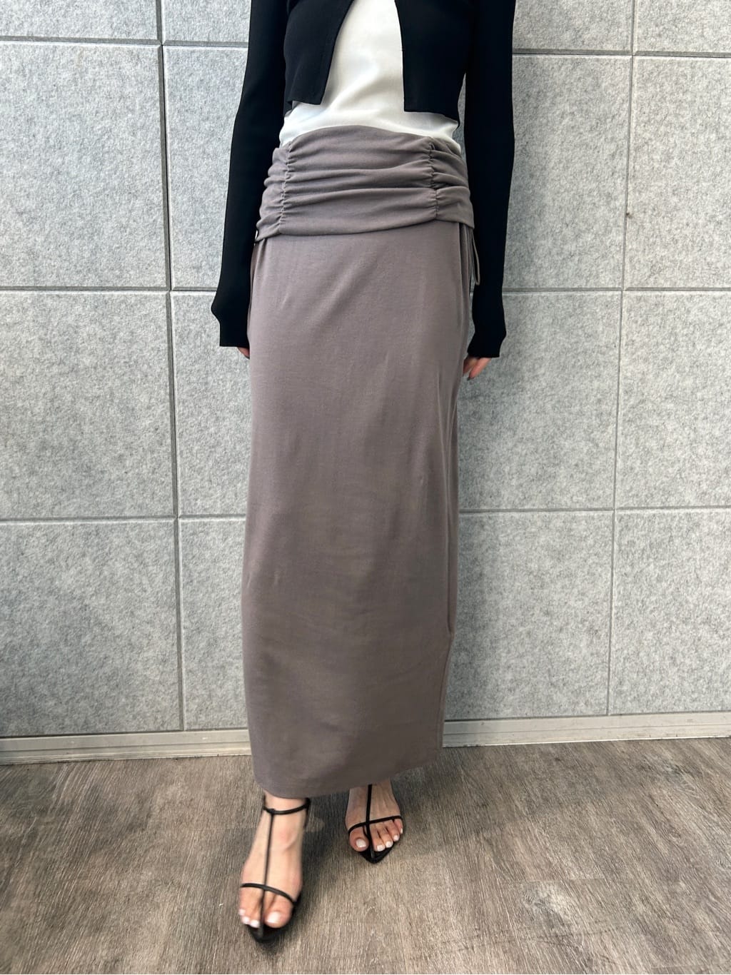 harunaさんの「CODE A｜drawstring skirt dress」を使ったコーディネート
