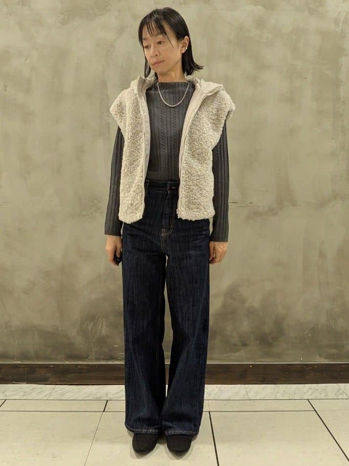 shioさんの「grove｜【名品アウター/3WAY・はっ水】ボアライナー付マウンテンパーカ」を使ったコーディネート