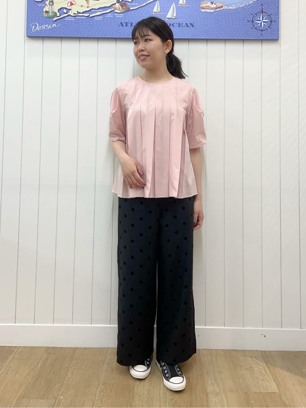 Mayaさんの「Dessin｜【洗える】タックデザインブラウス」を使ったコーディネート