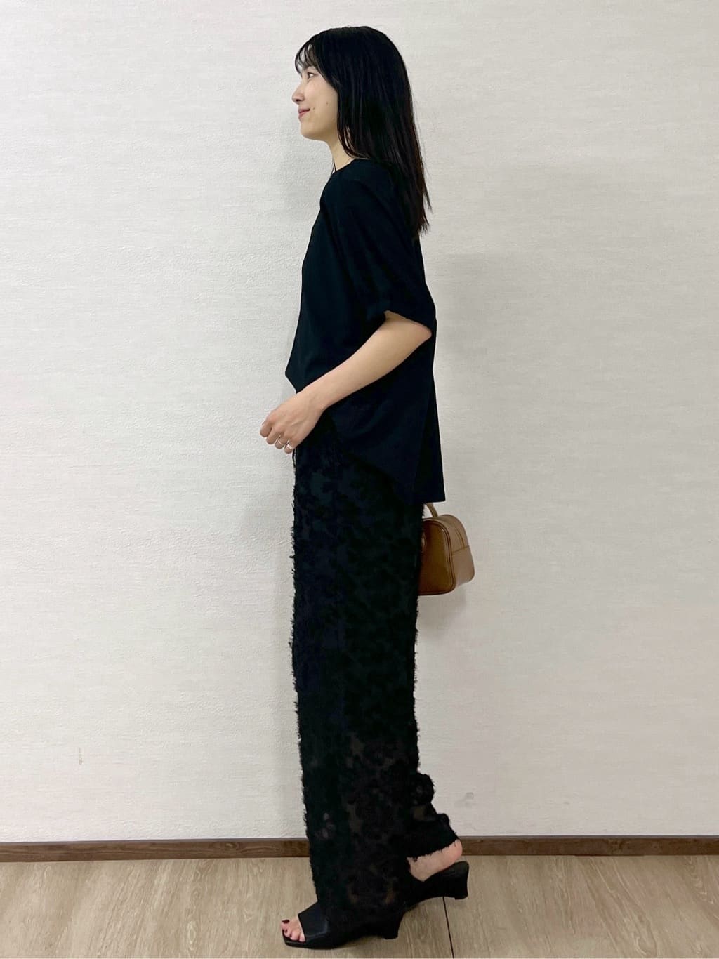 sachikoさんの「OPAQUE.CLIP｜《6色展開／S-LLサイズ》ドルマンスリーブニット【UV／接触冷感／洗濯機洗い可／抗ピル】」を使ったコーディネート