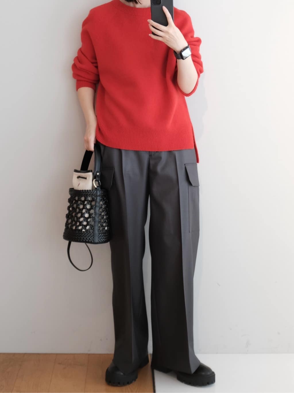 Kishimotoさんの「DRESSTERIOR｜◆【otonaMUSE5月号掲載/3WAY】メッシュ＆キャンバス バケツBAG」を使ったコーディネート
