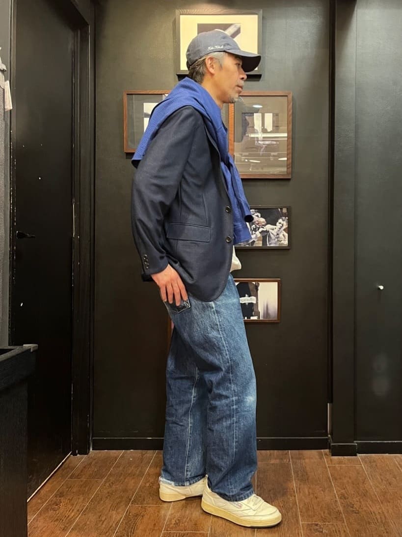 KDDさんの「TAKEO KIKUCHI｜【抗菌防臭／5サイズ展開】ハイゲージポンチ Tシャツ」を使ったコーディネート