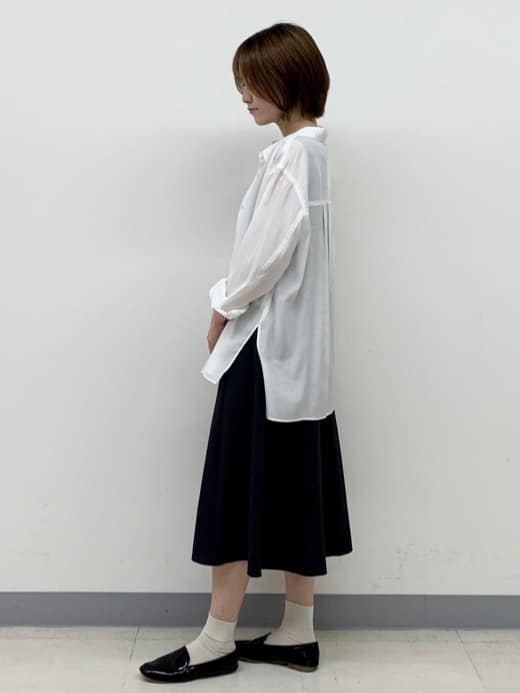 hikaruさんの「INDIVI｜【美シルエット】ノースリーブワンピース」を使ったコーディネート