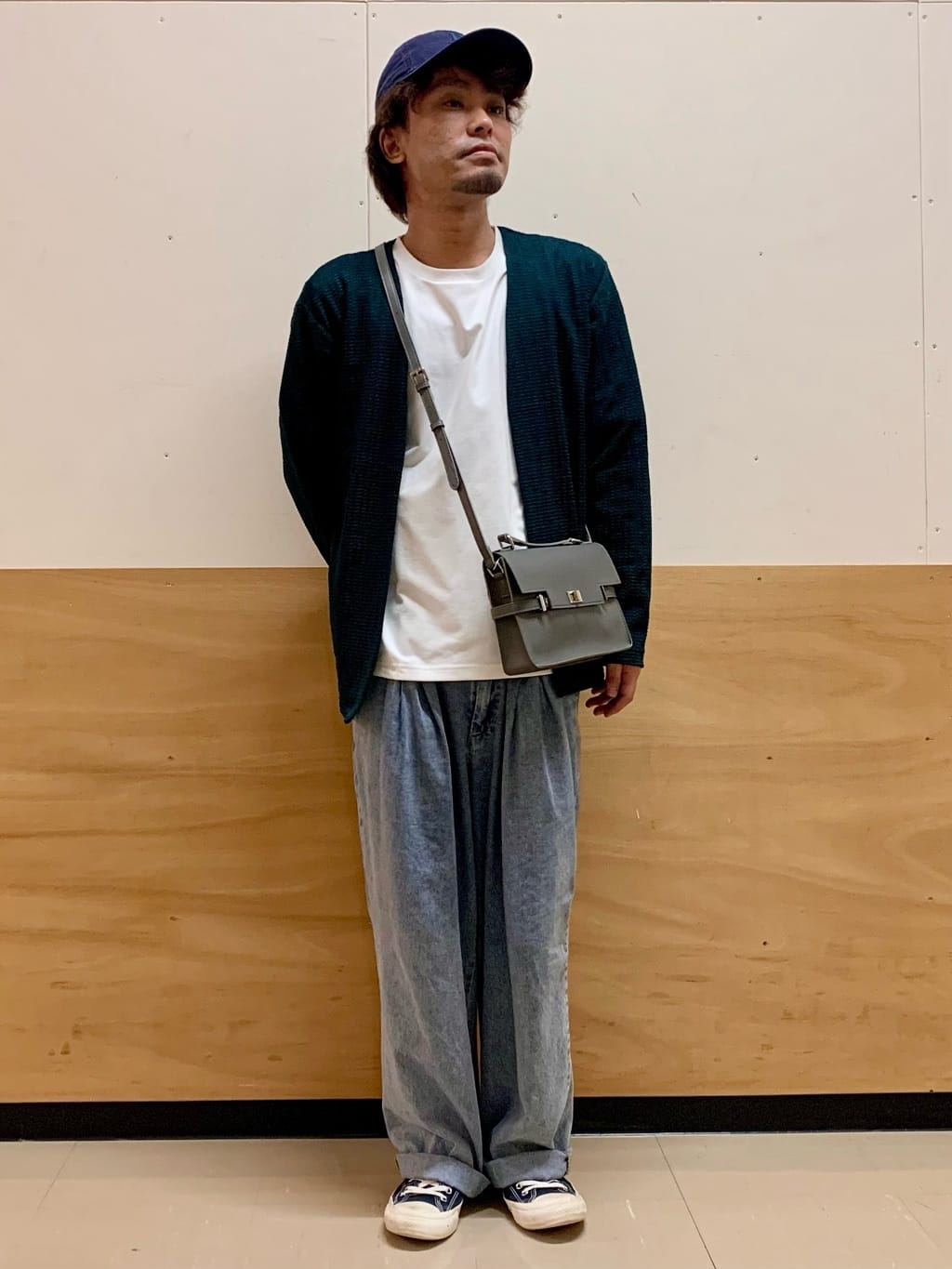 MATUさんの「THE SHOP TK｜【セットでお買い得！！】長袖カーディガン＋半袖Tシャツ　洗濯機OK/吸水速乾(Tシャツのみ)」を使ったコーディネート