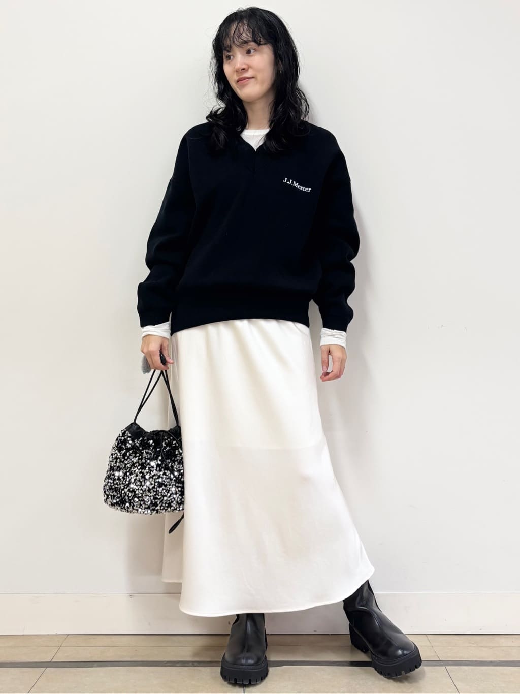 YOKOTAさんの「DRESSTERIOR｜◆【洗える/リブベロア】シアーリブベロアカットソー」を使ったコーディネート