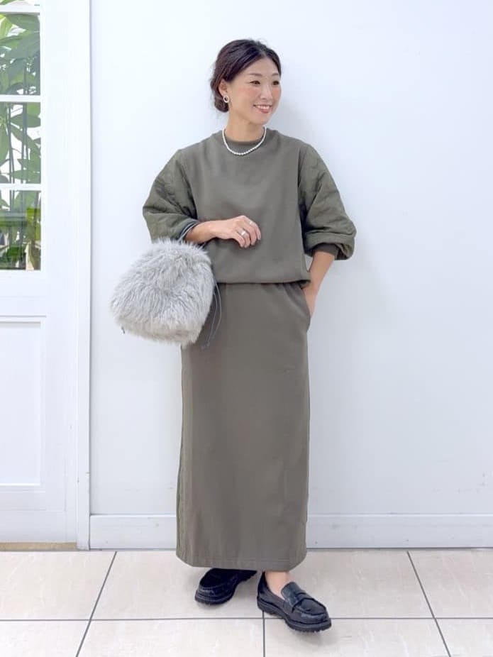 Osawaさんの「Dessin｜【美シルエット/洗える】切替カットソー」を使ったコーディネート