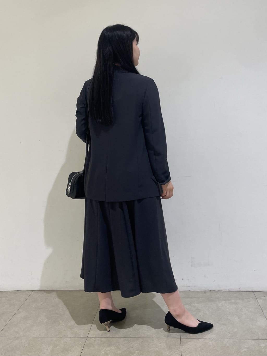 emikaさんの「INDIVI｜【軽く羽織れる！】ダブルジャケット」を使ったコーディネート