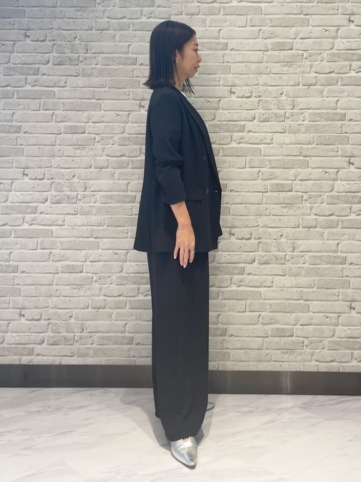 Mikoさんの「INDIVI｜【軽く羽織れる！】ダブルジャケット」を使ったコーディネート