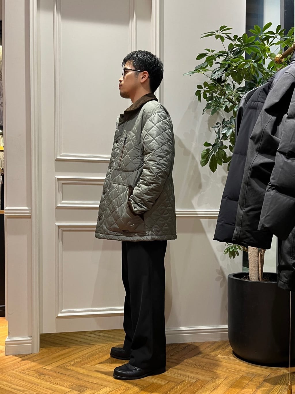 Tokuさんの「DRESSTERIOR｜◆キルティング ハンティングジャケット」を使ったコーディネート