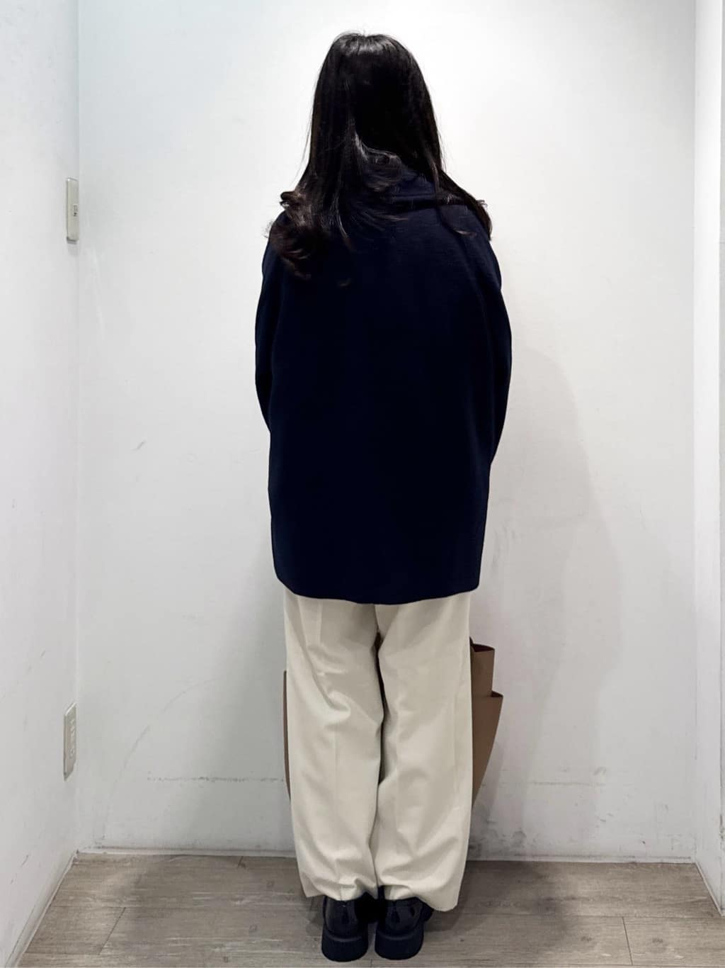 yuicciさんの「OPAQUE.CLIP｜カシミヤブレンドウールミドルピーコート」を使ったコーディネート